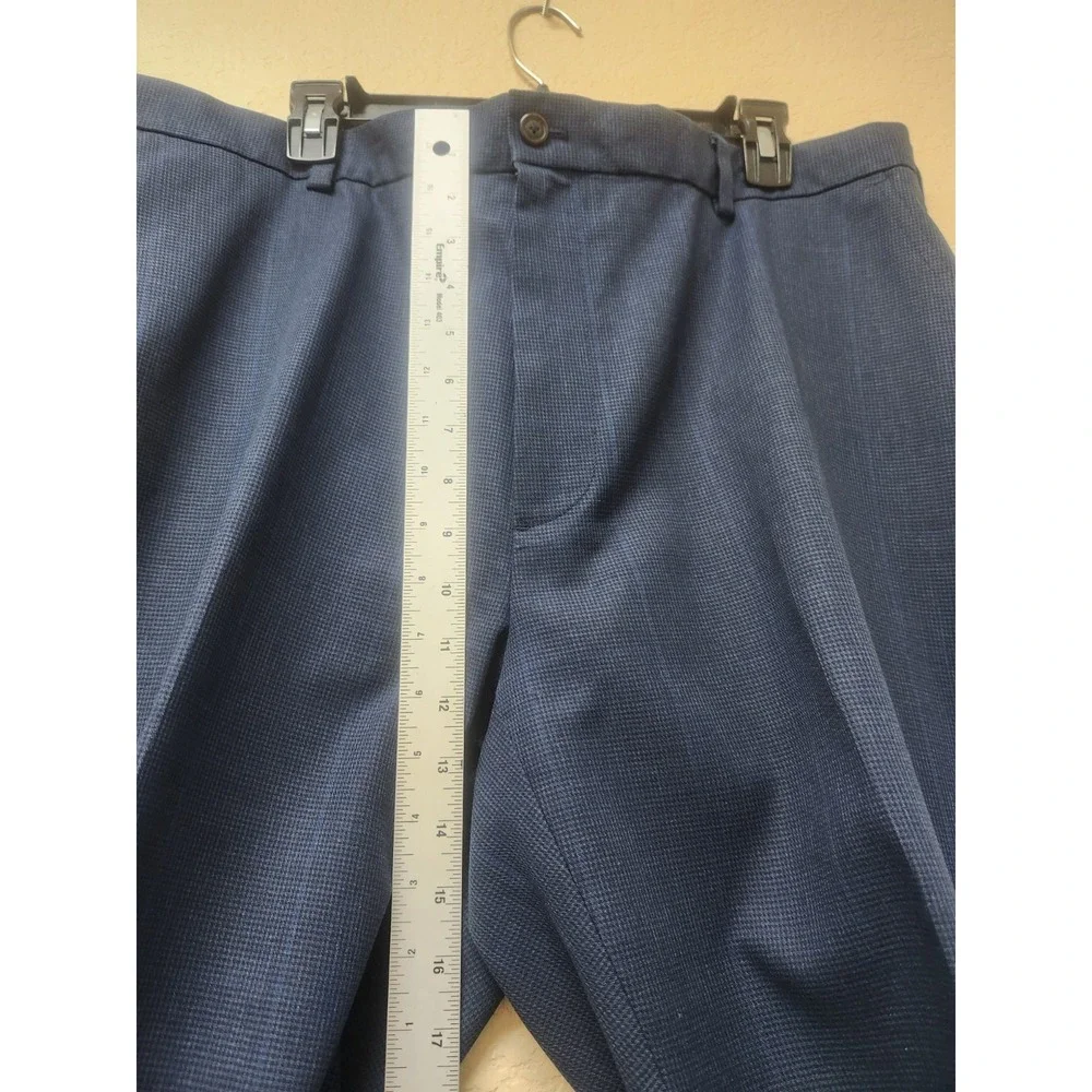 Brooks Brothers Men's Blue Chino Dress Pants Clark Fit W42/L30 Cotton